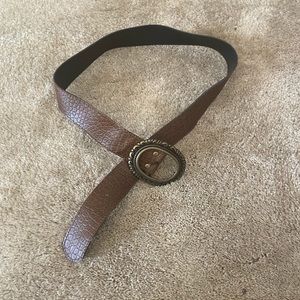 Size 8 Brown Belt Buckle Cowgirl Chic